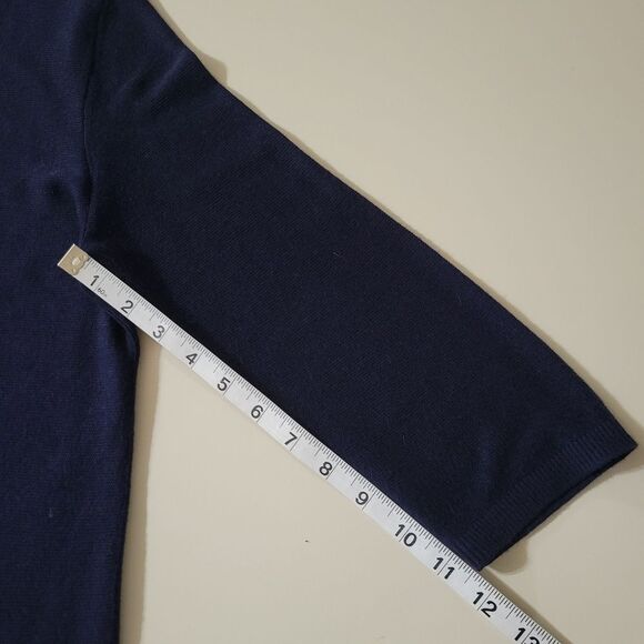 Talbots Navy No-Close Cardigan Sweater - Picture 8 of 14